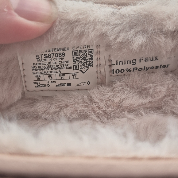 Sperry Womens Boat Shoes Dusty Rose Top-Sider Original Float Cozy Size 10 NWOB - Picture 8 of 11